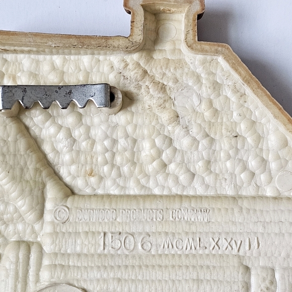 Pair of 1970's Burwood 3D Wall Hanging Seaside Vtg Set Fishing Wharf Boat Dock - Picture 14 of 16